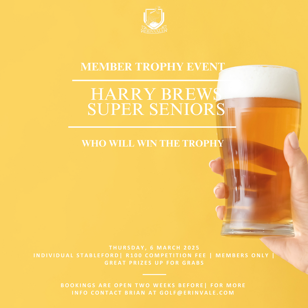 Harry Brews Super Seniors Trophy