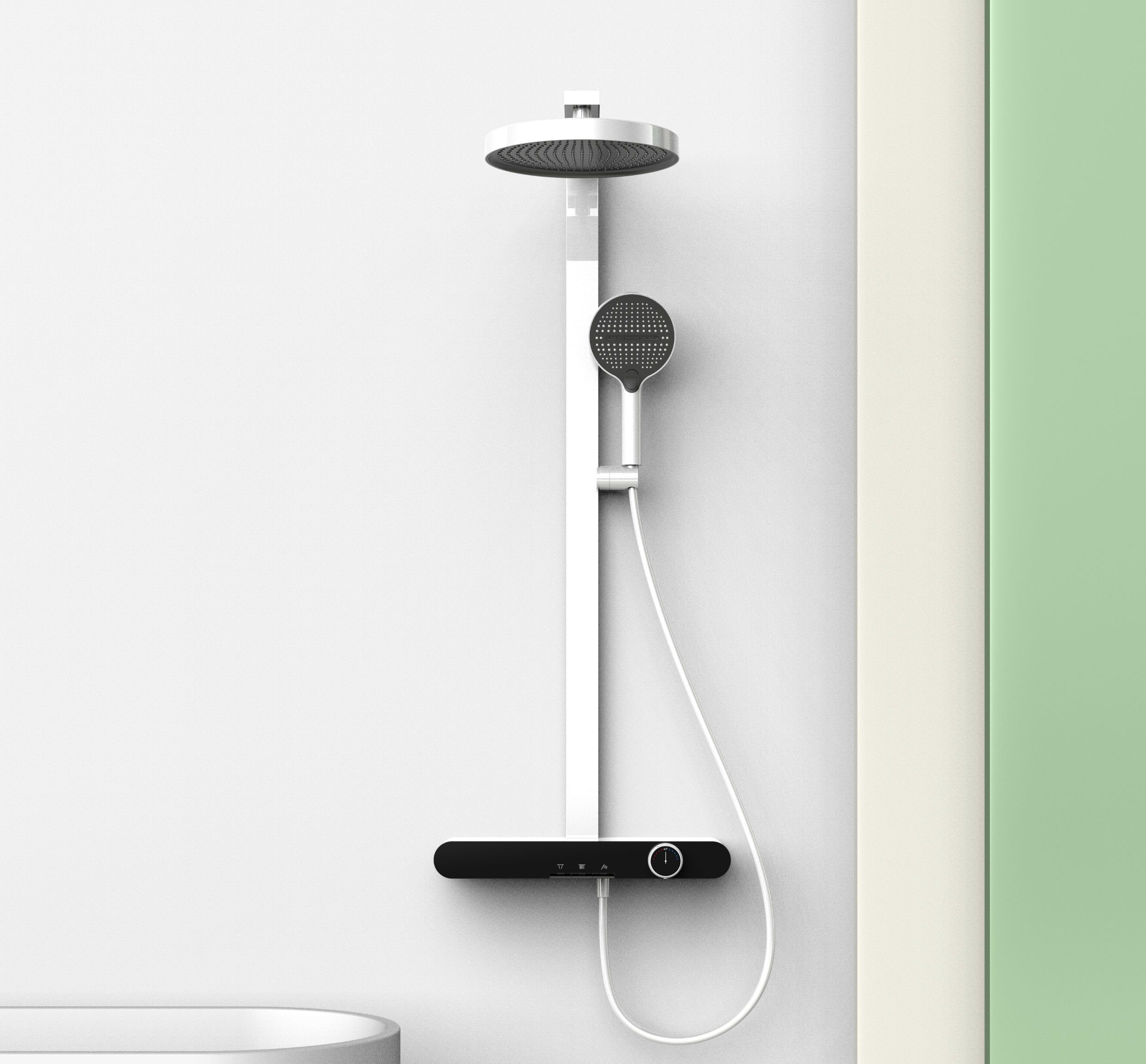 Conjunto de ducha termostático ZDU-6006-2B