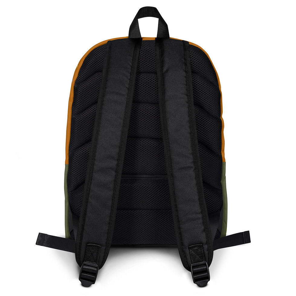 Thumbnail: Backpack - Hand Painted Nature Motifs on Saratoga