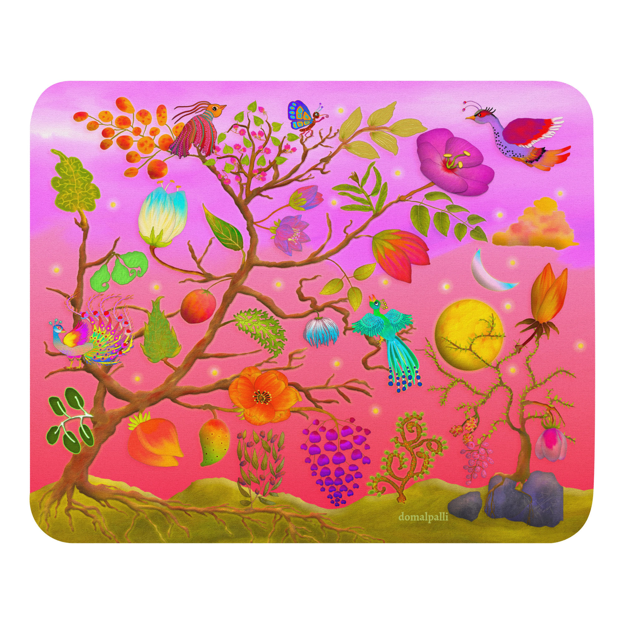 Mouse pad - Magic Tree on Pink