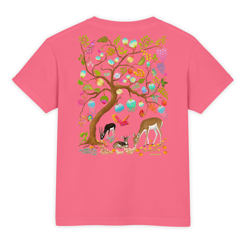 Thumbnail: Youth Garment-Dyed Heavyweight T-Shirt - Leopard & Warthogs