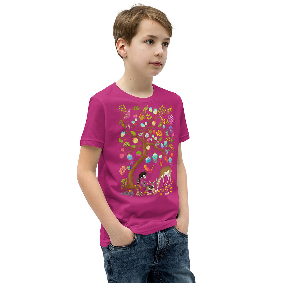 Thumbnail: Youth Short Sleeve T-Shirt - Blackbuck