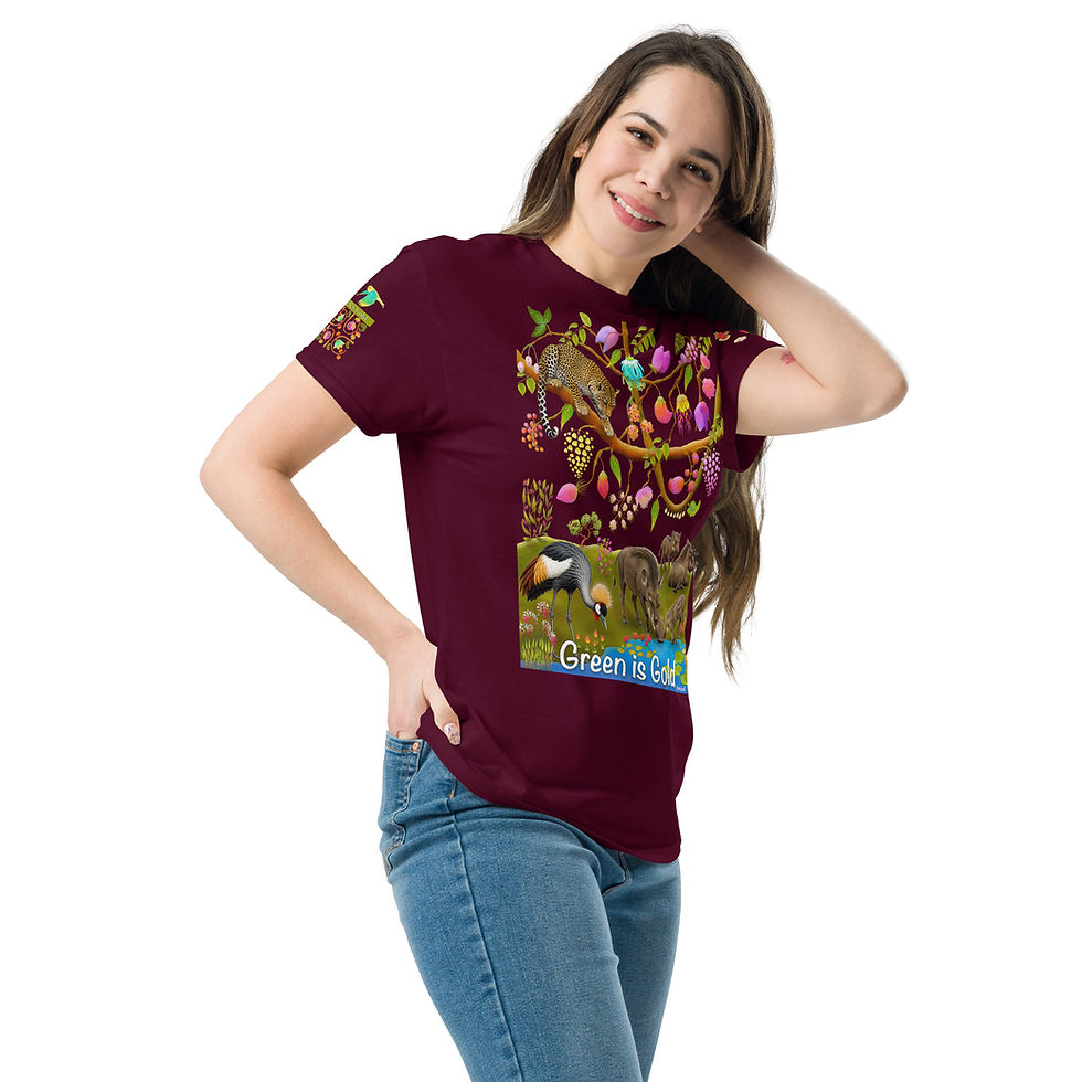 Thumbnail: Unisex classic tee - Leopard & Warthogs