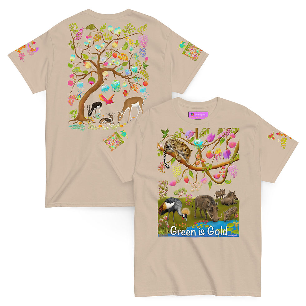 Thumbnail: Unisex classic tee - Leopard & Warthogs