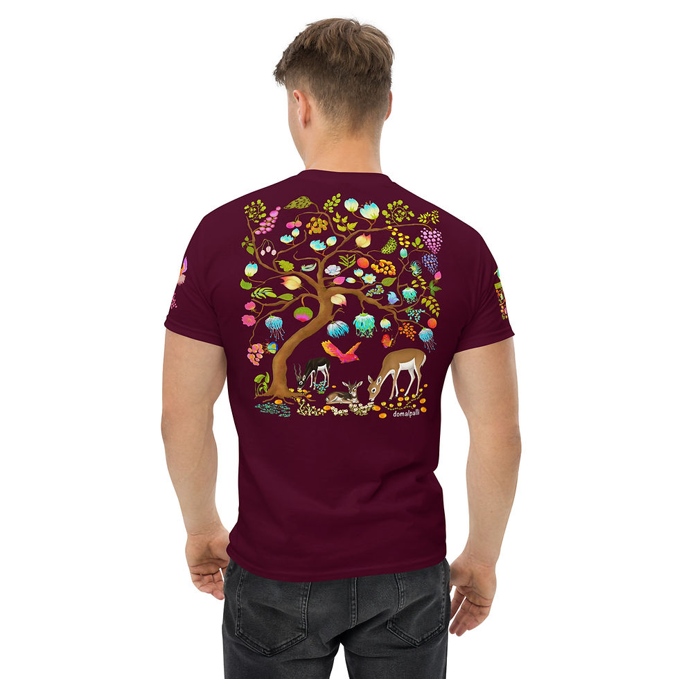 Thumbnail: Unisex classic tee - Neelgai & Dhole pups