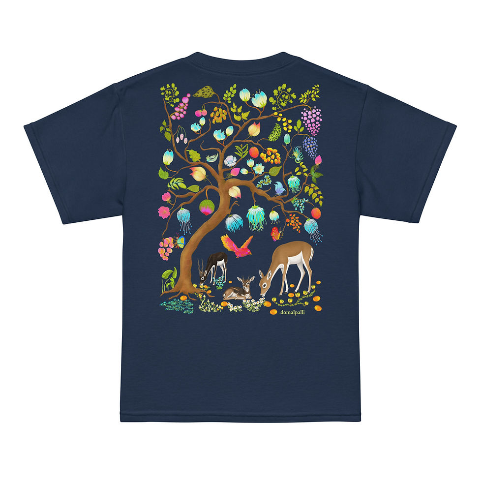 Thumbnail: Youth Sports Tee - Hand painted & Printed