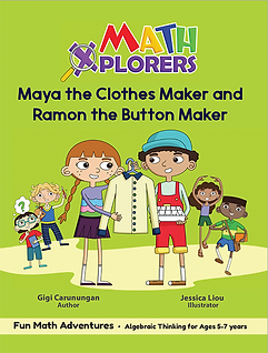 Maya the Clothes Maker and Ramon the Button Maker