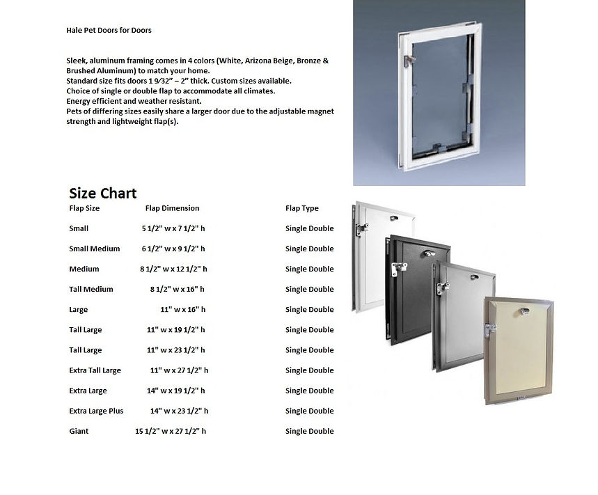 Hale Pet Doors d4pap