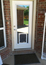 built in doggie door