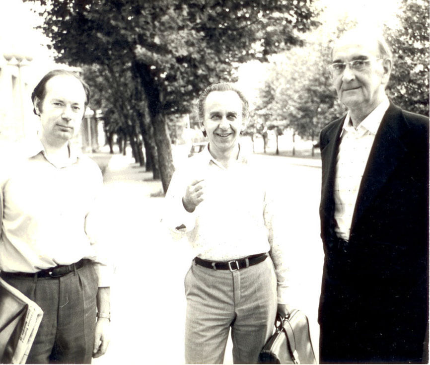 Dmitry Kitsenko, Pavel Rivilis and Yuri Fortunatov, 1985.jpg
