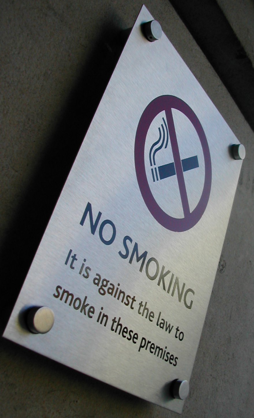 High Quality Smoking Sign