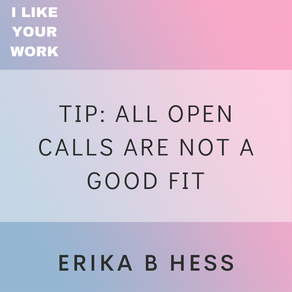 Tips on Applying to Open Calls