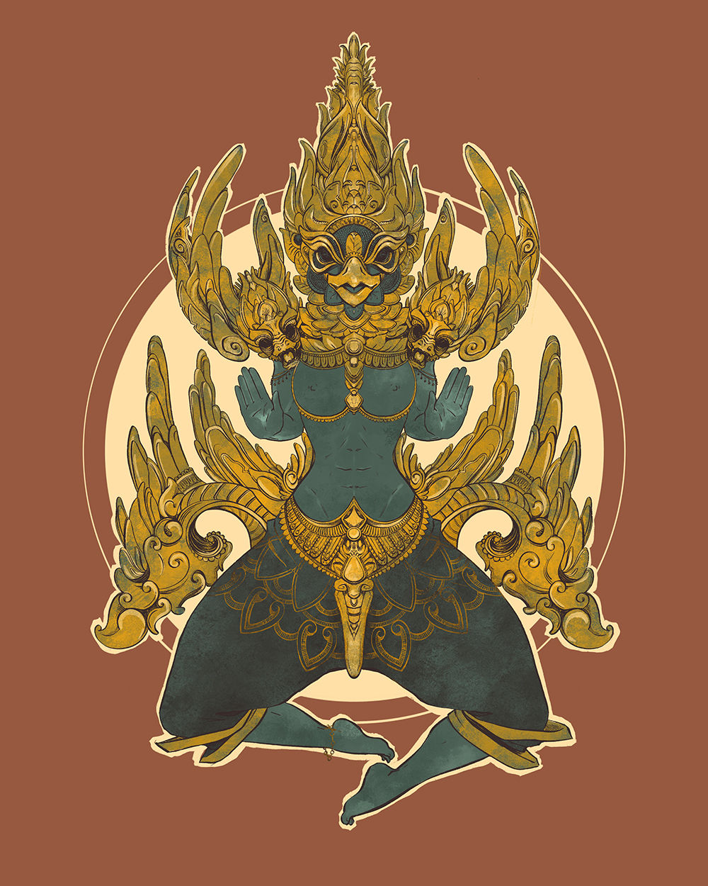 Garuda Art Print