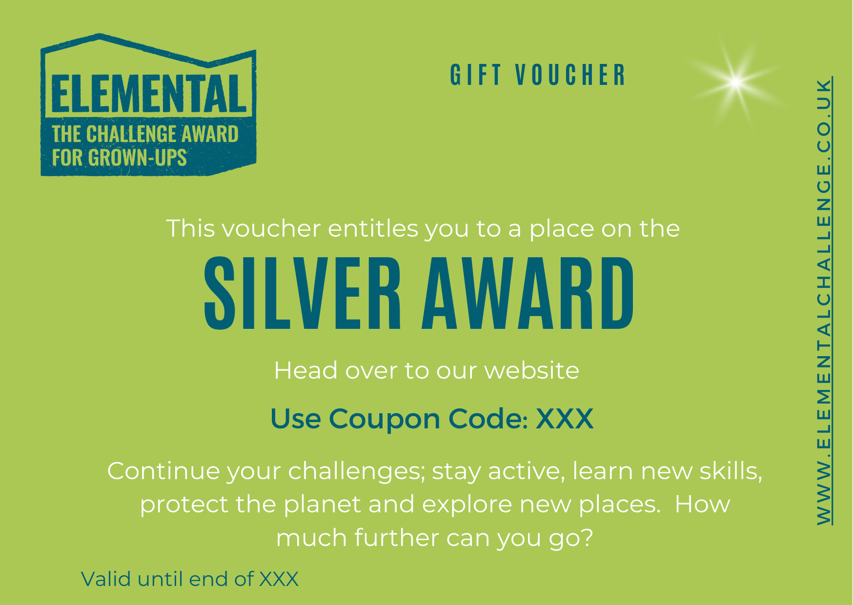 Silver Award Gift Voucher