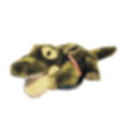 Krokodil mit bespielbarem Unterkiefer - Handspieltier 32 cm