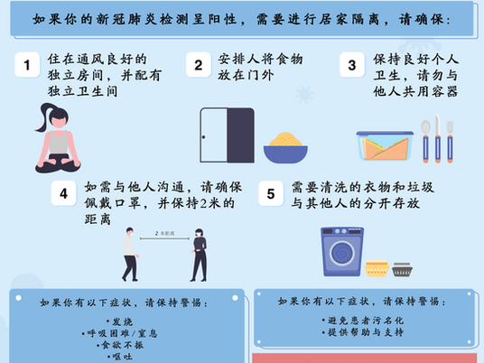 新冠肺炎确诊患者居家隔离指南