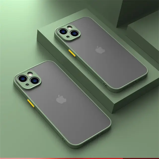 Thumbnail: Shockproof Armor Matte Case For iPhone 11 12 13 14 Pro Max Mini XR XS X 7 8 Plus