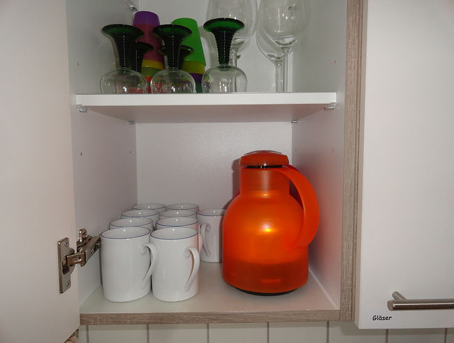 Kaffekanne, Kaffeebecher, Glaeser, Kuech