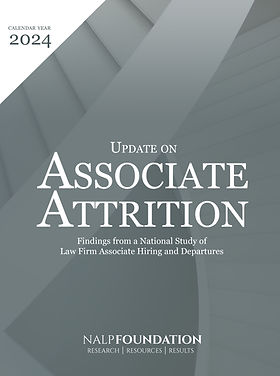 The NALP Foundation Releases Latest Update on Associate Attrition and Hiring (CY 24)