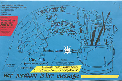 Women's Art Festival Poster from 1983