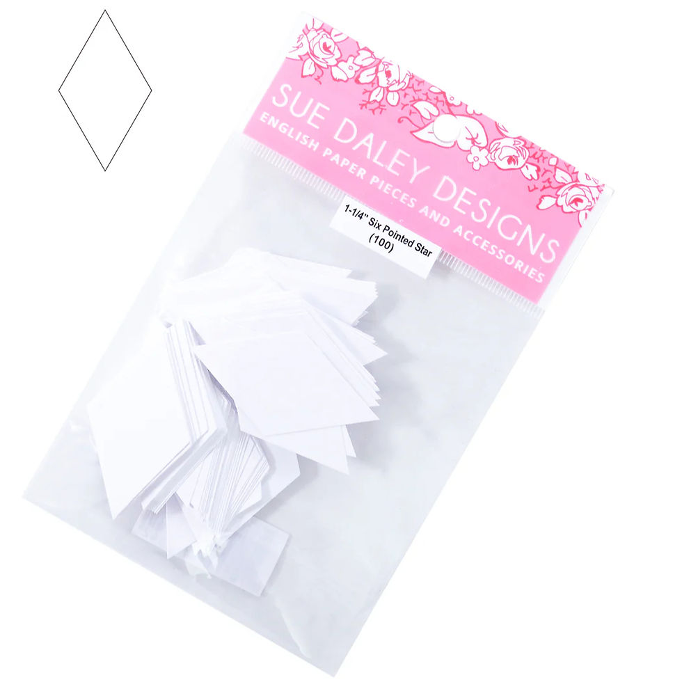 1.25 inch 6 Pointed Star Papers 100 Pk