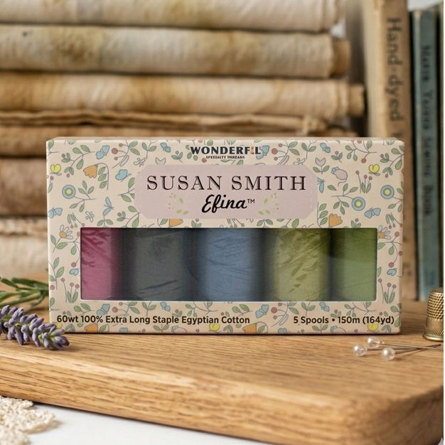 Efina 60wt Flowerbed Thread Pack by Wonderfil