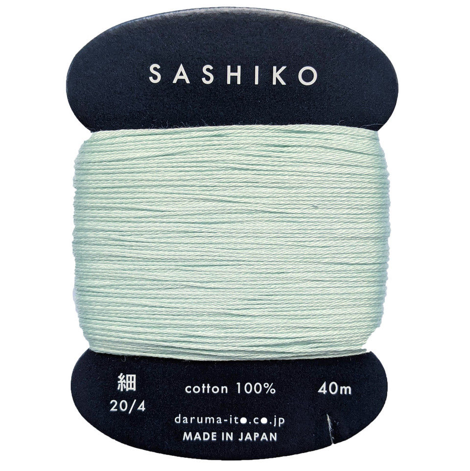 Daruma Sashiko Thread 40m Seafoam 206 Fine