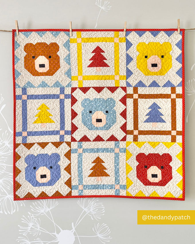 Thumbnail: Grizzly Grove Quilt Pattern by Pen + Paper