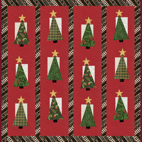 12 Weeks of Christmas Free Christmas Tree Quilt Pattern