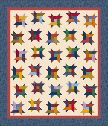 Scrappy Stars Quilt PDF Pattern | Jemima's Creative Quilting