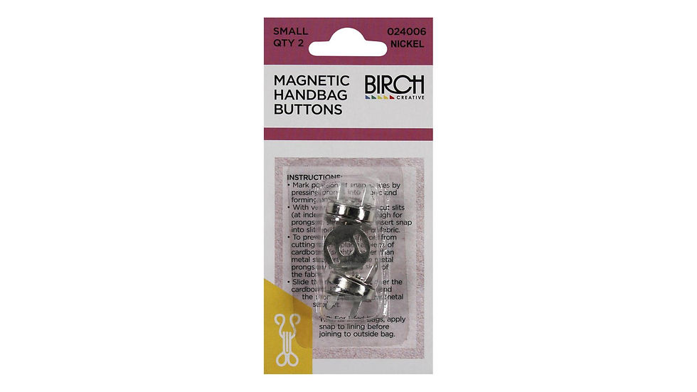 Thumbnail: Birch Magnetic Handbag Buttons