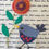 Thumbnail: Wendy Williams Blue Little Bird Pre-Cut Wool Felt Applique Kit
