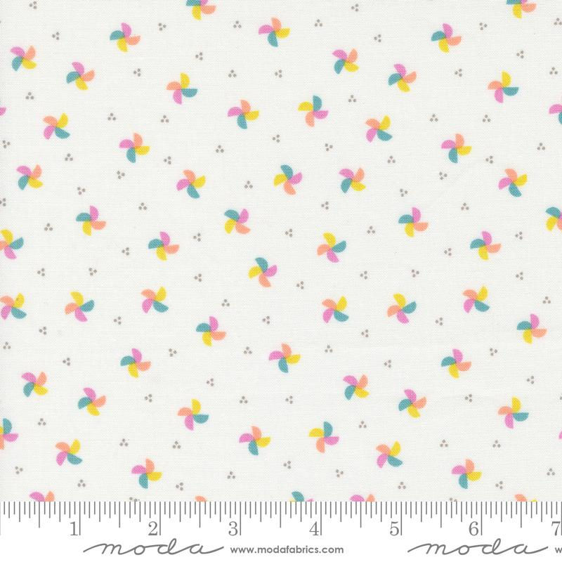 Laguna Sunrise Fabric Off White by Sherie & Chelsi 37684-11 Moda Fabrics