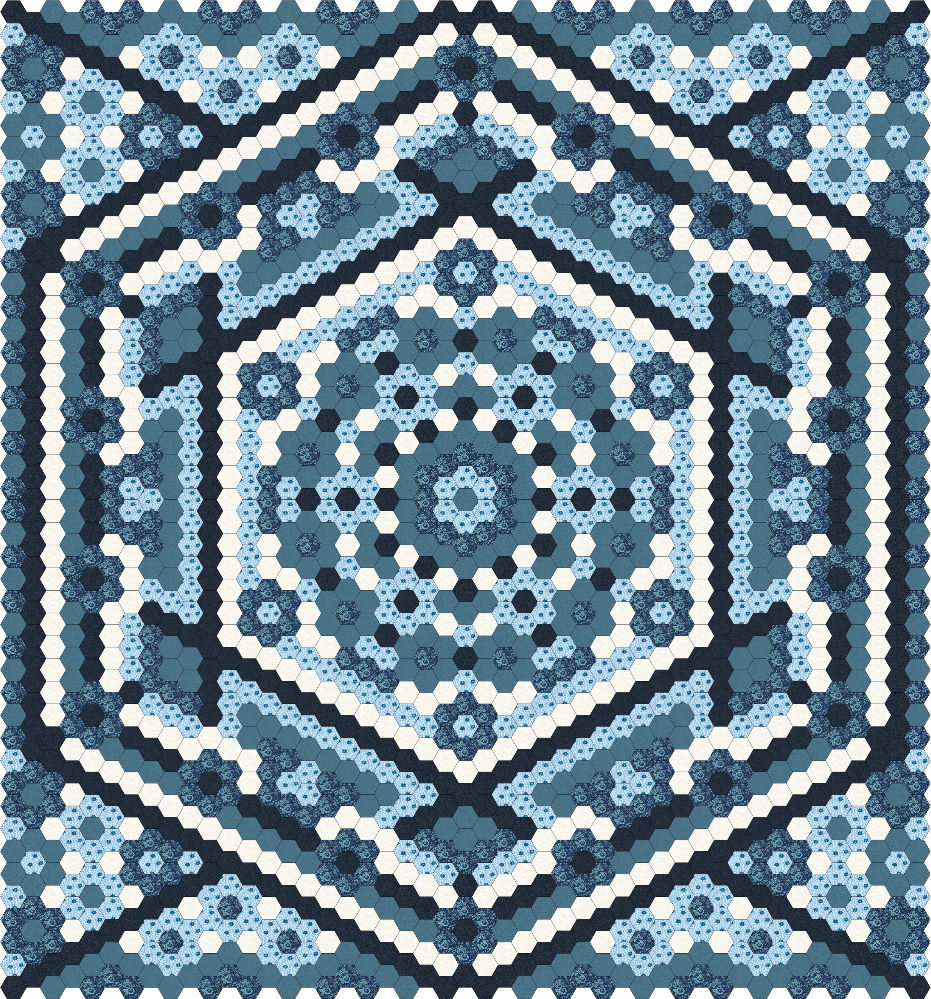 Part 12 Mystery Hexagon Quilt 