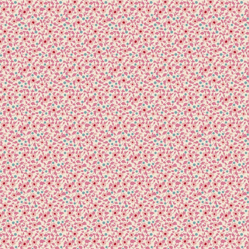 Tilda Brie Pink Fabric