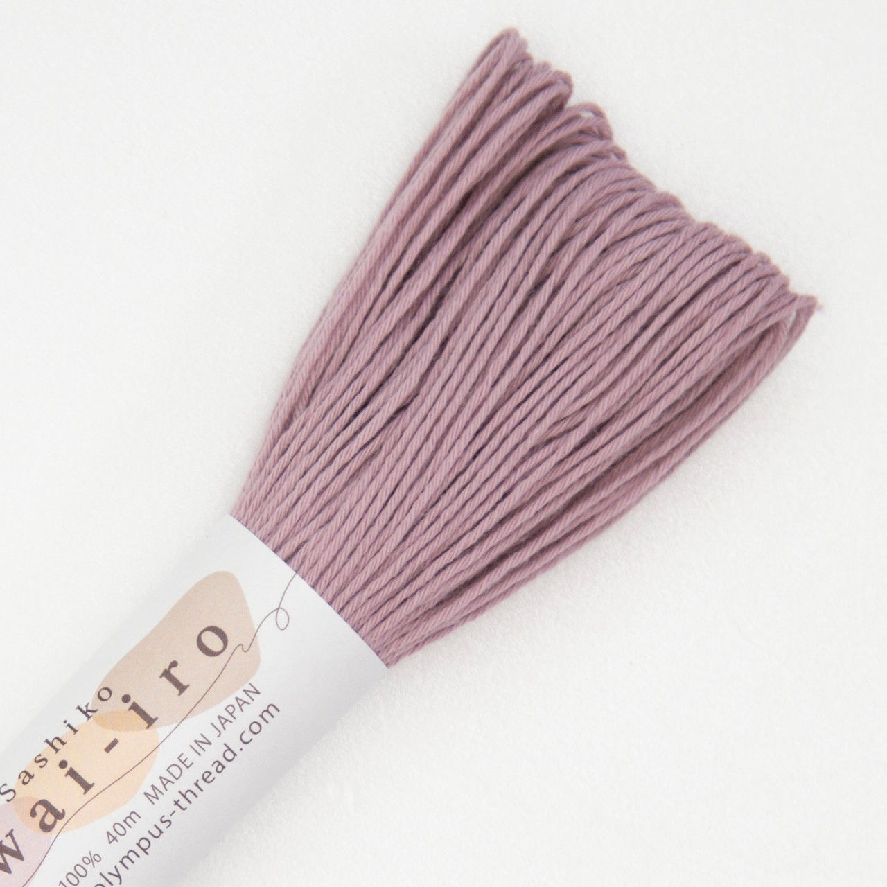 Awai-iro Sashiko Thread Dusty Pink 40m