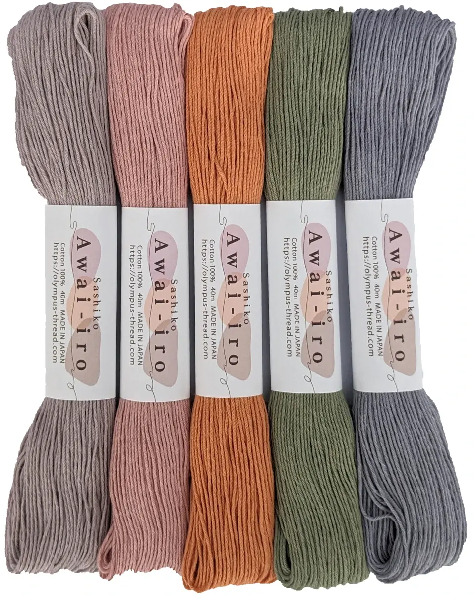 Awai-iro Earthy Muted Thread Pack