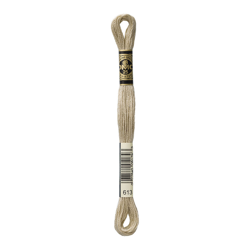 DMC Stranded Cotton Very Light Drab Brown 613
