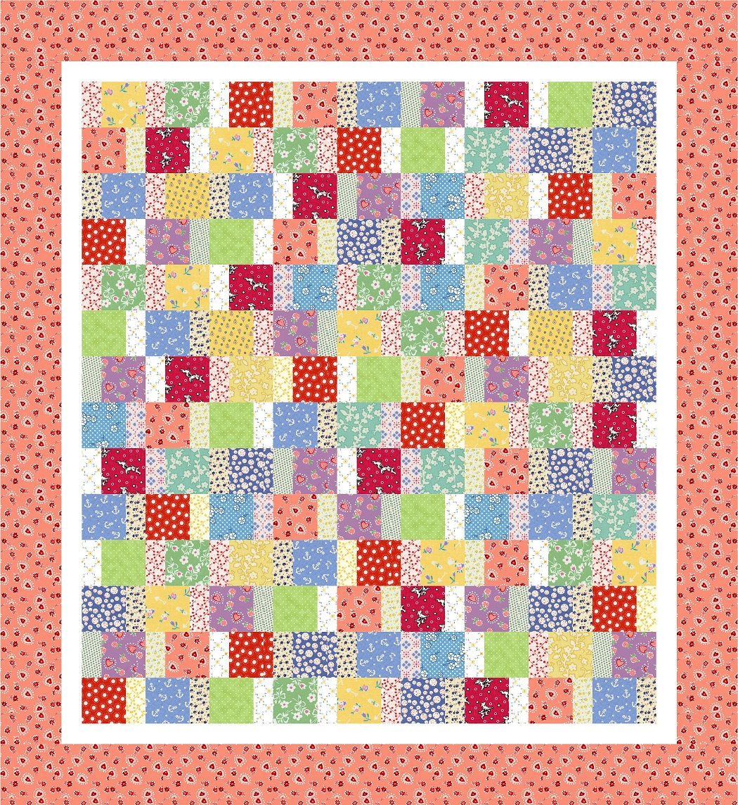 Colourful Charm Quilt Pattern