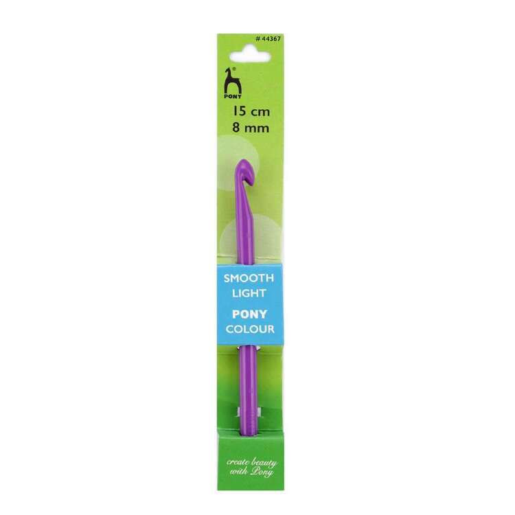 Pony 8mm 15cm Crochet Hook