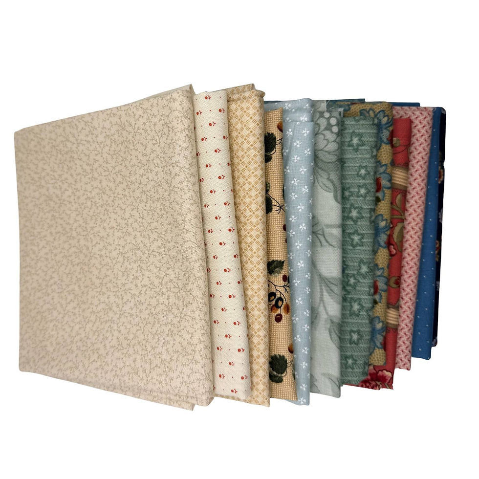 Vintage Fat Quarter Fabric Bundle x12 side