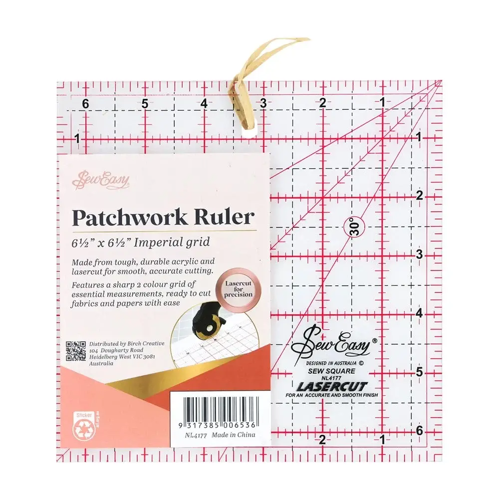 6.5 inch Square Ruler by Sew Easy