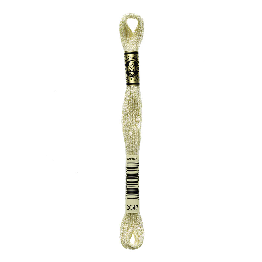 DMC Stranded Cotton Yellow Beige Light 3047