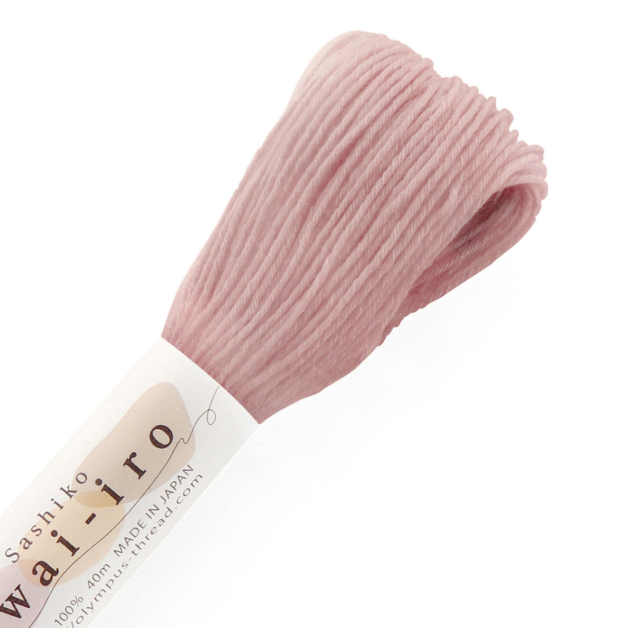 Awai-iro Sashiko Thread Rose Beige 40m