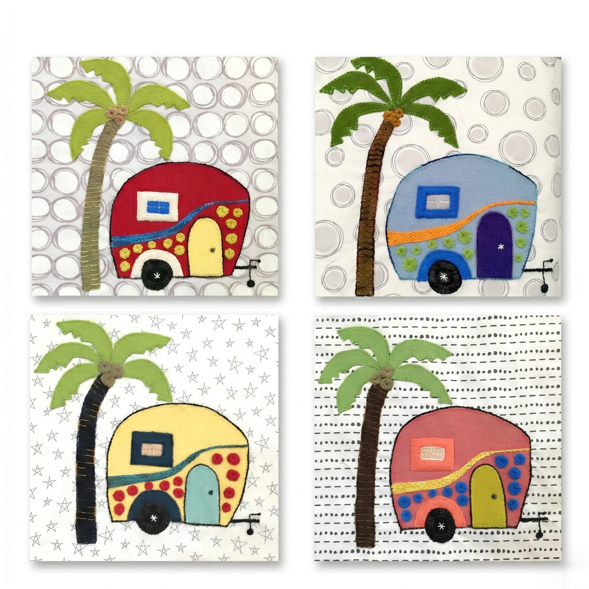 Wendy Williams Caravan Pre-Cut Wool Applique Kit