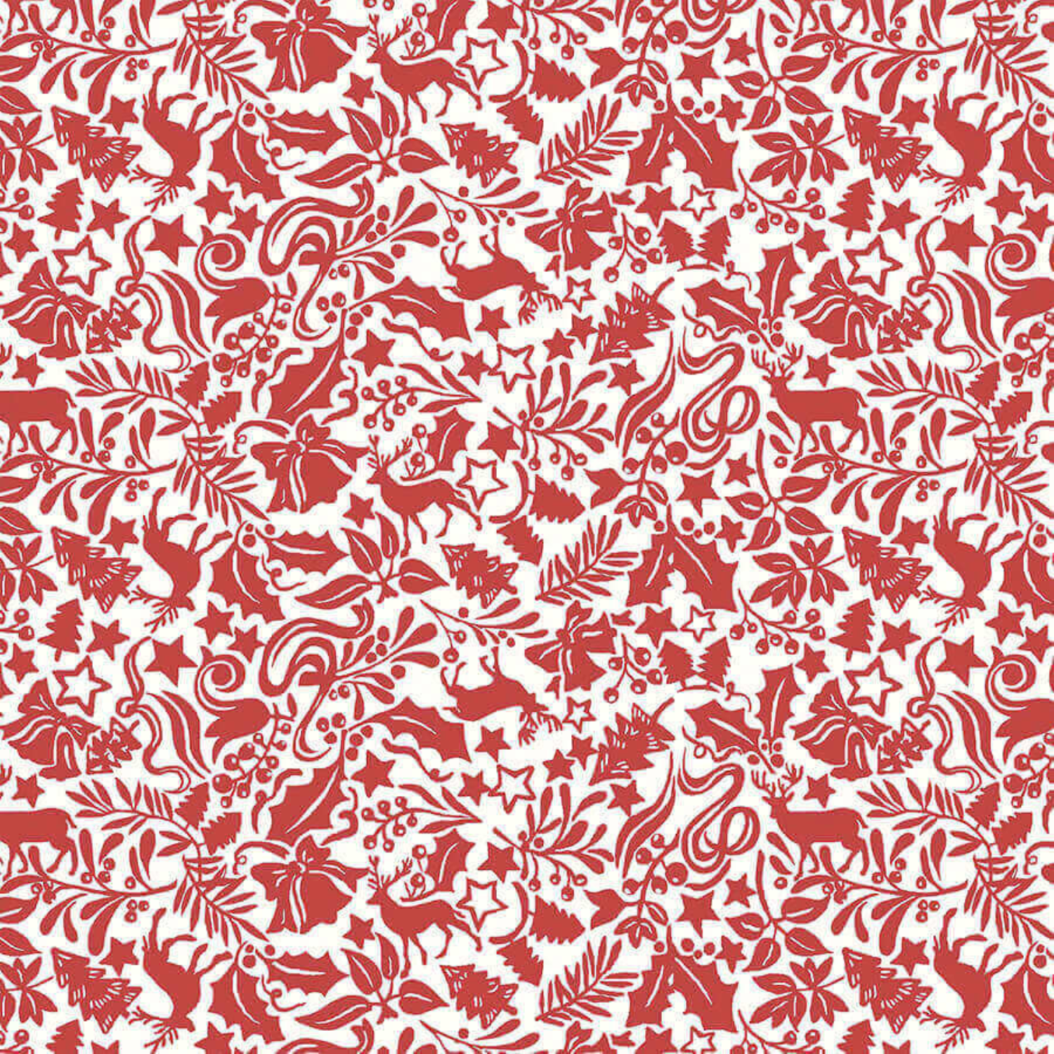 A Woodland Christmas Enchanted Forest Fabric By Liberty