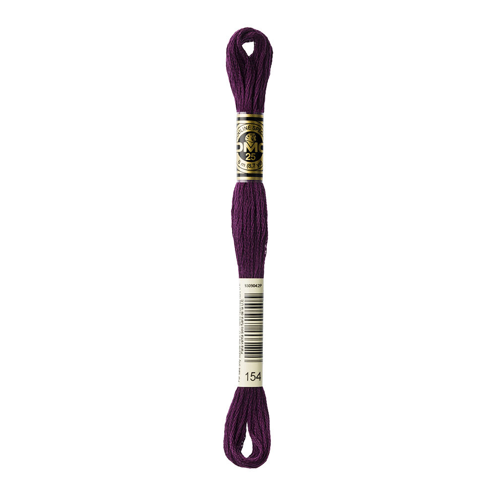 DMC Stranded Cotton Very Dark Grape 154