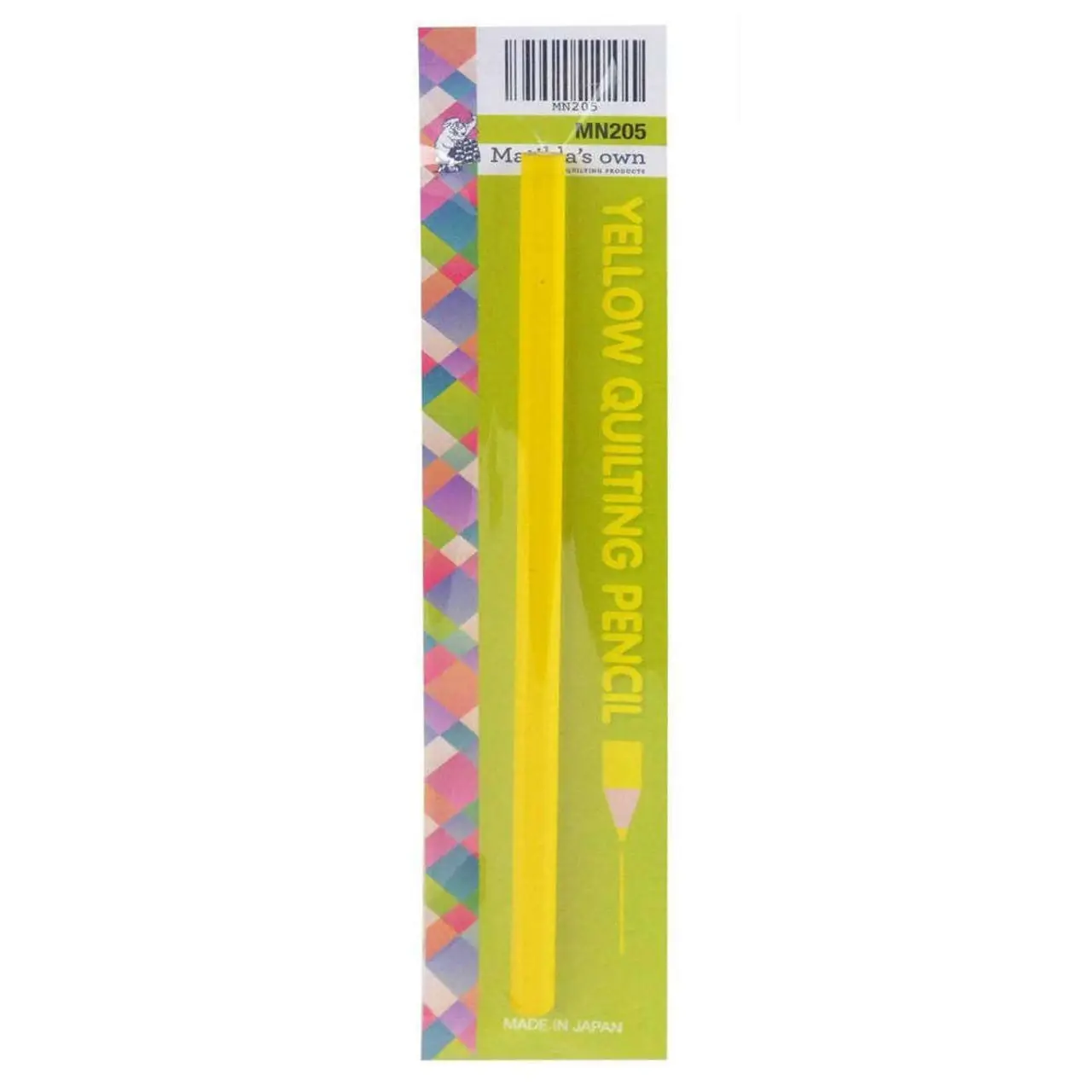 Matilda's Own Yellow Quilting Pencil For marking light and dark fabrics