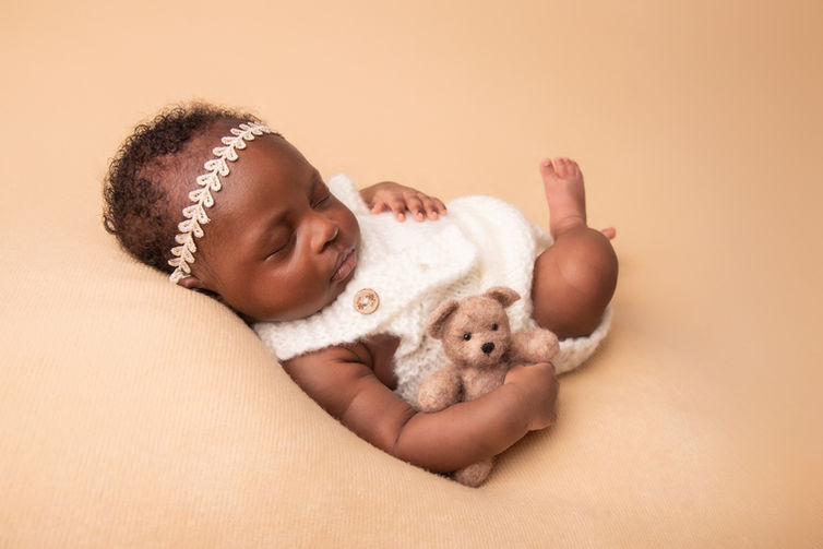 Gloucester newborn photography session with parents and baby.