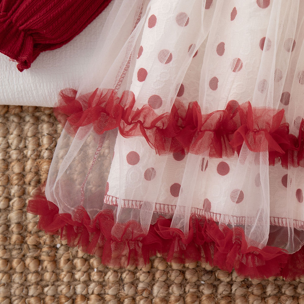 Miniatura: Vestido de bebê com estampa de flor de cerejeira